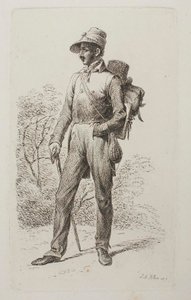 Johann Jacob Kirchner gyalogtúrán alkotó: Johann Adam Klein