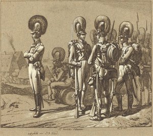 K. bajor gyalogság (bajor gyalogosok) alkotó: Johann Adam Klein