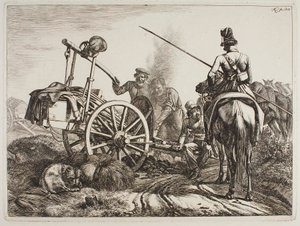 Orosz tábori kovácsműhely alkotó: Johann Adam Klein