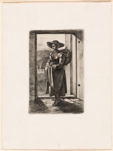 Az ajtóban álló magyar nő alkotó: Johann Adam Klein