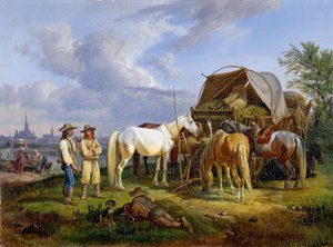 Magyar fuvarosok alkotó: Johann Adam Klein