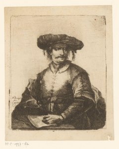 Egy ismeretlen művész portréja alkotó: Johann Andreas Benjamin Nothnagel