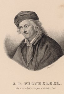 Johann Philipp Kirnberger zeneszerző portréja 1721-1783. alkotó: Johann Andreas Hatzfeld