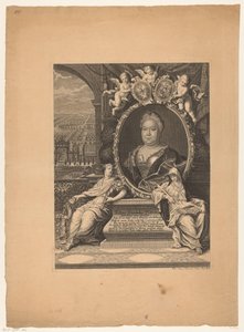 Portré van Rosina Elisabeth Bose