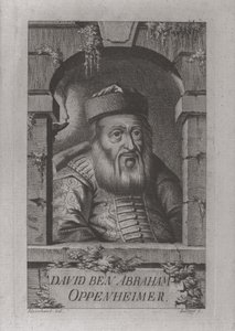 David Oppenheim 1664-1736 prágai főrabbi portréja, 1773