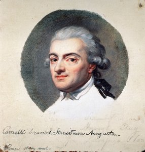 Stanislaw II. Augustus Poniatowski lengyel (1732-1798), a Két Nemzet Köztársaság utolsó királyának és Litvánia nagyhercegének portréja (Stanislaw II August Poniatowski, a Lengyel Litván Nemzetközösség királya és nagyhercege portréja). munkája