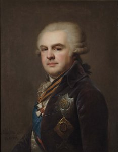 Alekszandr Nyikolajevics Szamoilov gróf portréja 1744-1814, 1796 alkotó: Johann Baptist Lampi the Younger