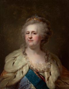 II. Katalin császárné portréja 1729-1796, 1790-es évek.