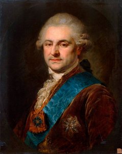 Stanislaw II August Poniatowski portréja, a 18. század második fele.