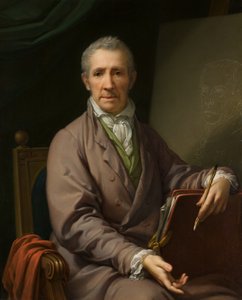 Önarckép a festőállványon, 1828.