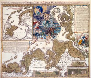 Az 1717-es karácsonyi árvíz térképe