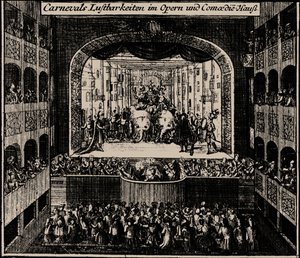 Erlangeni Margrave Színház, 1721 alkotó: Johann Baptista Homann