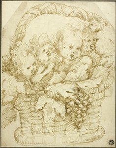 Kosár Cupids alkotó: Johann Boeckhorst
