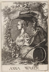 Anna Waser, Füssli, 1757 alkotó: Johann Caspar Füssli