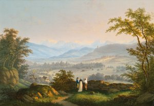 A Habsburg romok környéke alkotó: Johann Caspar Rahn
