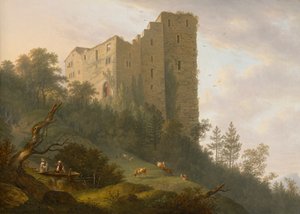 A Habsburg romok környéke alkotó: Johann Caspar Rahn