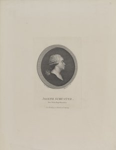 Joseph Schuster zeneszerző portréja 1748-1812, 1811.