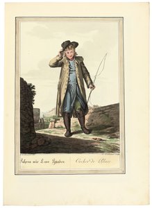 A kocsis; Cocher de Place, 1781 vagy később