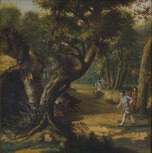 Vadkan vadászat alkotó: Johann Christian Klengel
