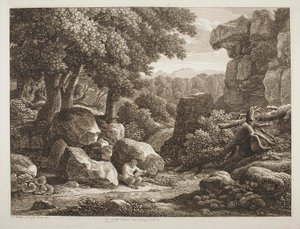 Erdőtáj alkotó: Johann Christian Reinhart