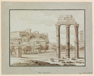 Forum Romanum alkotó: Johann Christian Reinhart