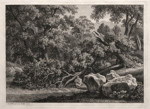Hősi táj: Fuvolán játszó szatír, 1795.