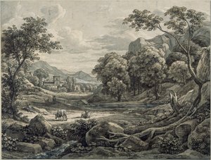 Ideális tájkép alkotó: Johann Christian Reinhart