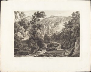 Subiaco közelében alkotó: Johann Christian Reinhart