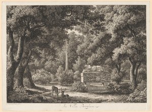 A Villa Borghese kertjeiben alkotó: Johann Christian Reinhart
