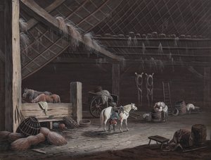A fehér ló: csűrbelső