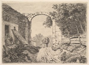 Lány szénarakománnyal Thorbogenen kívül alkotó: Johann Christoph Erhard