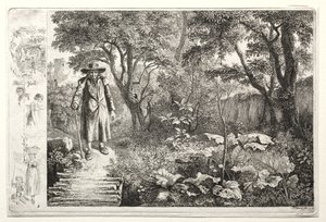 Az öreg a fahíd előtt, 1819.
