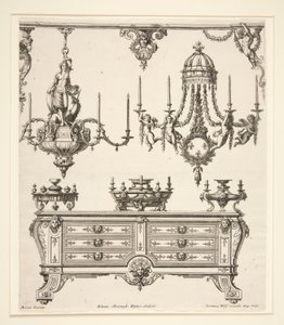Lap a Commodes et Lustres cégtől alkotó: Johann Christoph Hafner