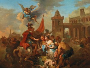 Romulus és Hersilia, kb. 1764-1765.
