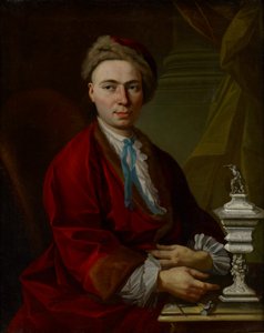 Johann Friedrich Baer ezüstműves portréja, 1770 körül