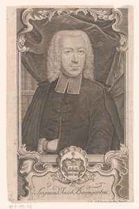 Sigmund Jacob Baumgarten portréja alkotó: Johann David Schleuen (I)