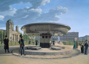 A gránittál a berlini Lustgartenben, 1831