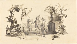 Cartouche Moderne egy fiatal pár borral