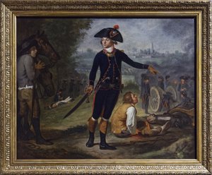 Tüzértiszt egy város ostromában, 1795 körül (olaj, vászon) alkotó: Johann Friedrich (after) Dryander