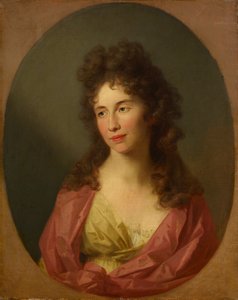 Konradine Hufeland, született Wiedemann portréja alkotó: Johann Friedrich August Tischbein