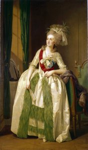 Natalja Vlagyimirovna Saltykova hercegnő (1737-1812) portréja. (N. V. Saltykova hercegnő portréja). Johann Friedrich August Tishbein (1750-1812) festménye, olaj, vászon, 1780 körül. Német művészet