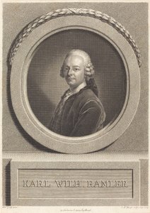 Karl Ramler alkotó: Johann Friedrich Bause after Anton Graff