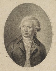 Johann Abraham Peter Schulz zeneszerző portréja 1747-1800, 1794.
