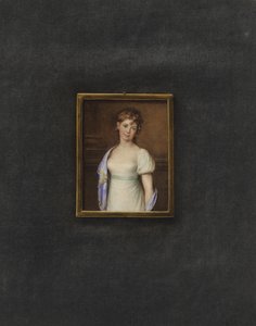 Egy ismeretlen fiatal nő portréja alkotó: Johann Friedrich Leybold