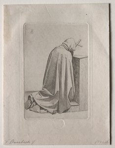 Egy imádkozó szerzetes, 1826.