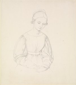 A művész feleségének, Nina portréja, 1830
