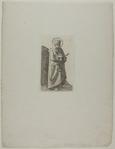 Néri Szent Fülöp kereszttel és könyvvel alkotó: Johann Friedrich Overbeck