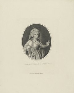 Gertrud Elisabeth Mara, született Schmeling 1749-1833, mint Armida, 1801. alkotó: Johann Friedrich Schröter