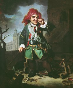 Clemens Perkeo portréja, bolond a heidelbergi udvarban