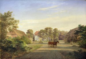 Gut Grabau, Oldesloe közelében, 1841 alkotó: Johann Georg Haeselich